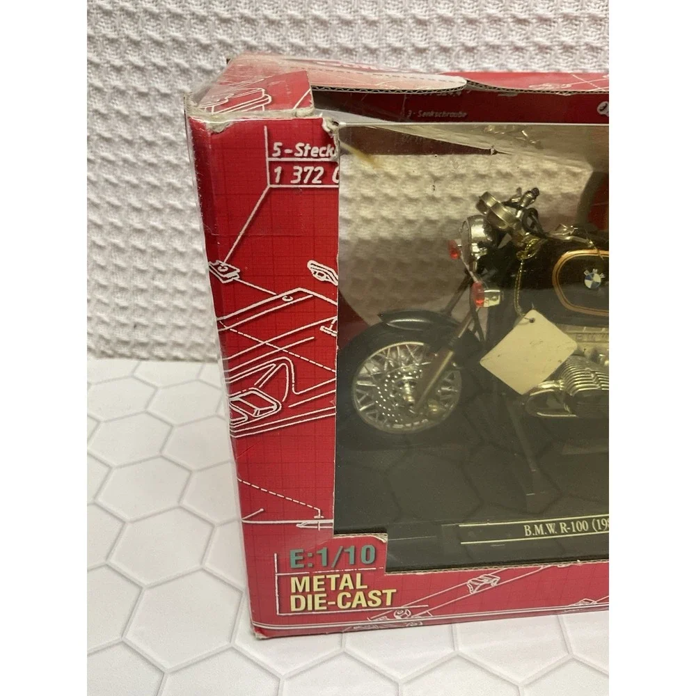 Vintage GUILOY E 1/10. SERIES BMW R100 1991 #10695 NEW IN BOX MOTORCYCLE